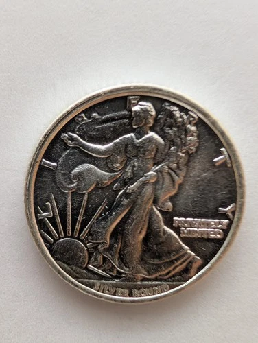 Lot of Five (5) 1/10 oz .999 Fine Silver Walking Liberty Rounds | 0.50 oz Total