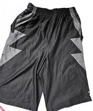 Nike Men's Dri Fit Black and Gray Athletic Shorts