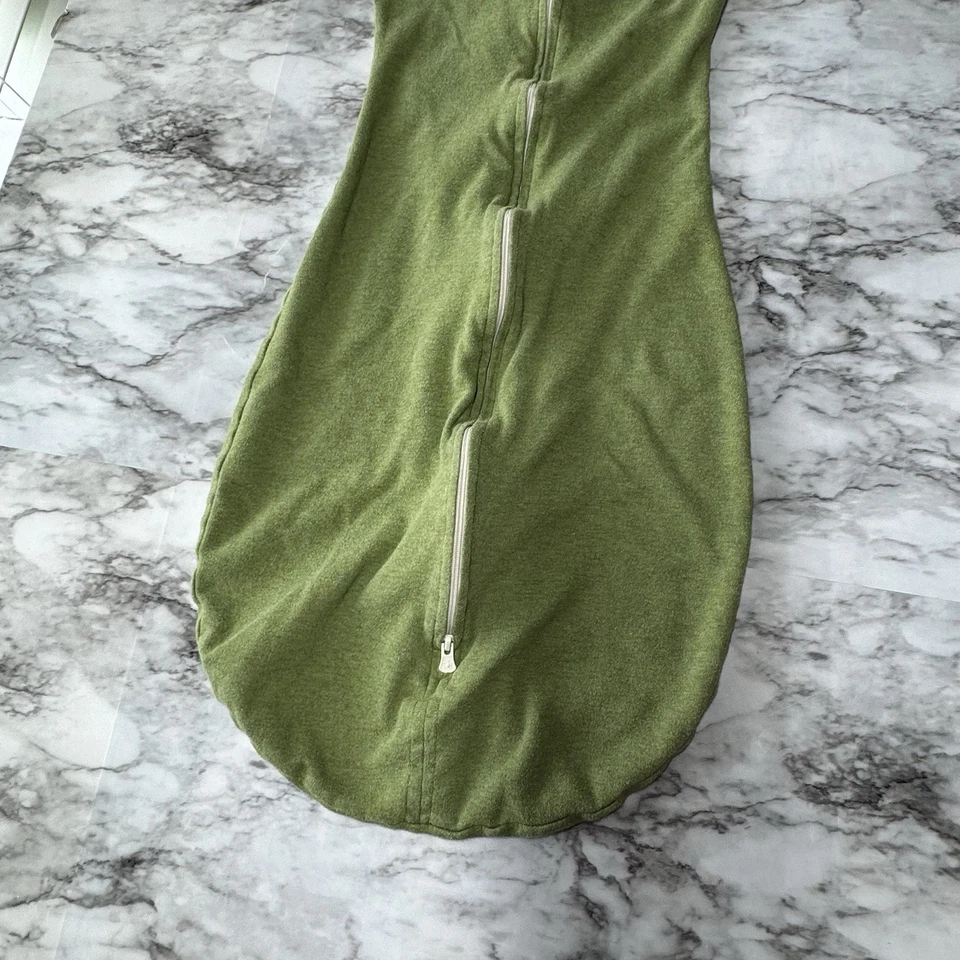 Saco de envoltura de transición SwaddleDesigns brazos verdes grandes 6-9 mos 21-24 libras Foto 3 de 4