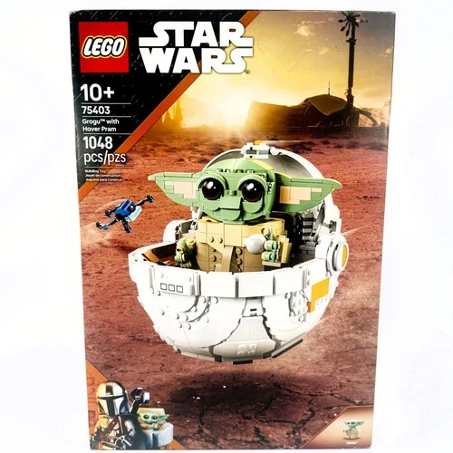 LEGO Star Wars 75403 Grogu with Hover Pram 1048pcs Display Set Box Wear