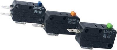 Essential GE Microwave Door Switch Replacement Kit - Includes 3 Parts for Repair