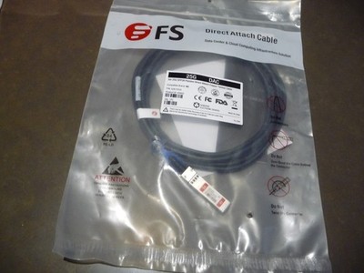 AU SELLER NEW FS SFP28 3M SFP-25G-PC03 Passive Dir Att Copper Cable