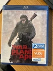 War for the Planet of the Apes Blu-Ray DVD Brand New 2017