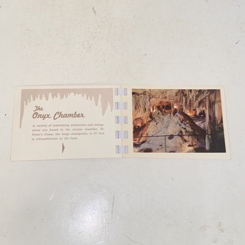 Vintage Mammoth Cave National Park Kentucky Souvenir Color Photo Picture Book - Picture 4 of 13