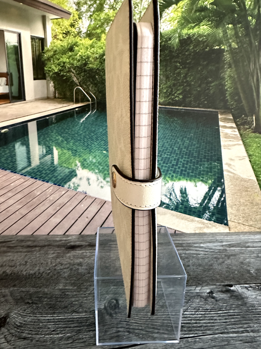 COACH NOTEBOOK IN SIGNATURE CANVAS Gold/Chalk/Glacierwhite | eBay