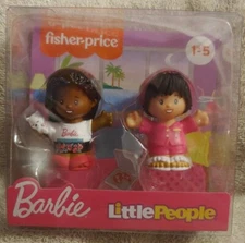 Fisher-Price Little People Barbie Sleepover 2 Character Figure Pack HGP68