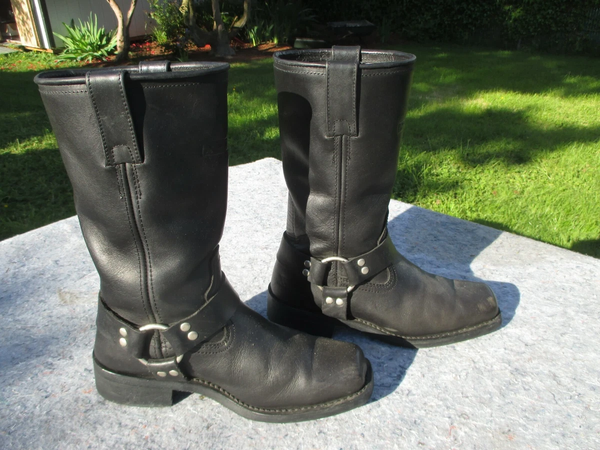 Biker boots hotsell ebay