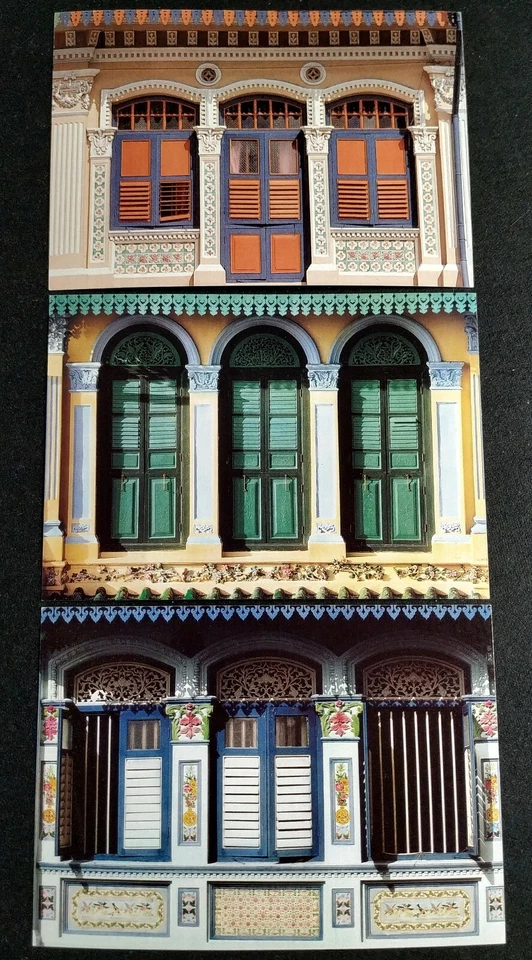 1990 Singapore Complete Set 12 Postcards Architectural Heritage Mint Unused  - Image 4 of 4