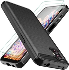 Rugged Glossy Case Cover+ Tempered Glass For Samsung Galaxy Xcover 6 Pro