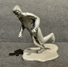 PEWTER METAL STATUE, About 2" INCHES TALL, MADE in USA