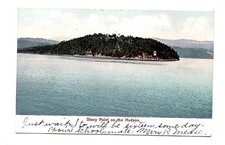 Vintage Stoney Point on the Hudson New York NY Color Postcard  Post Mark 1906