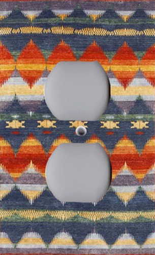 LATIN AZTEC SOUTHWEST MOTIF BLANKET image on LIGHT SWITCH WALLPLATE OUTLET - Bild 5 von 26