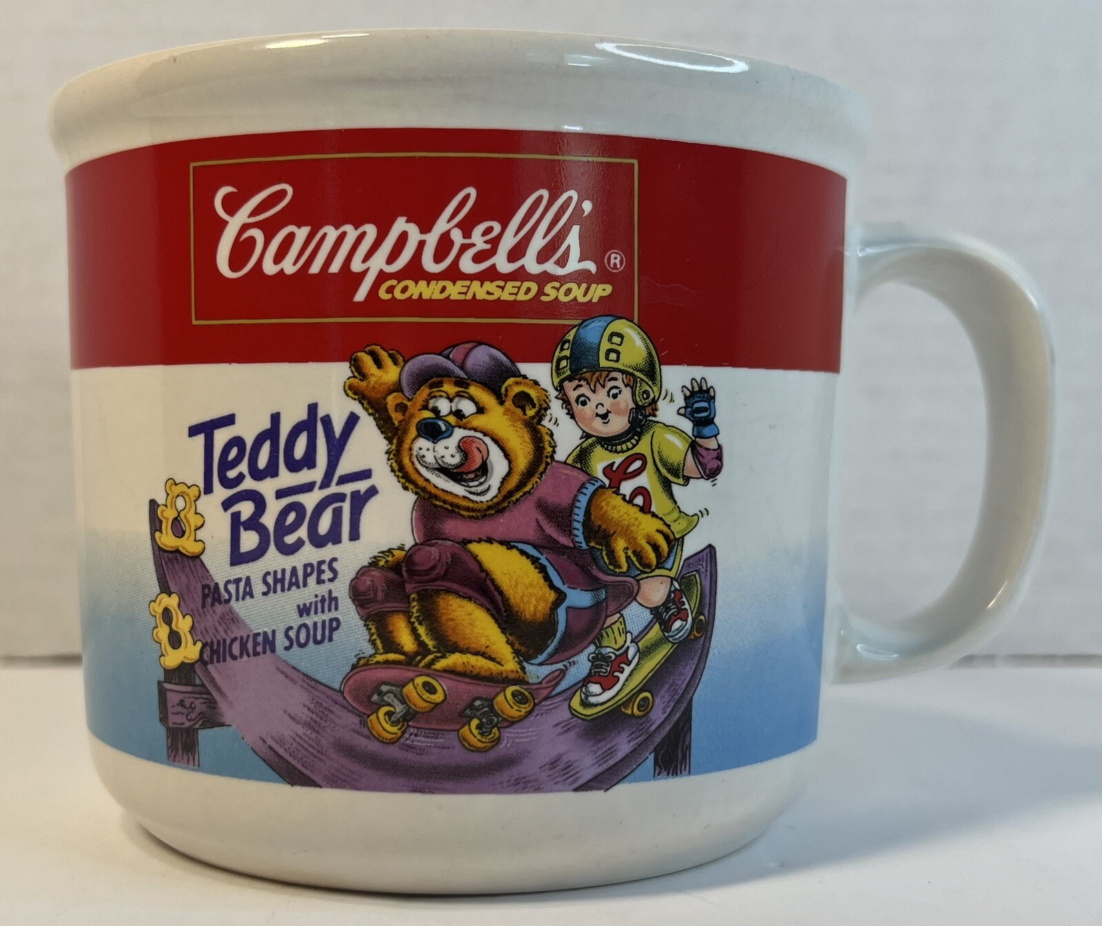 Campbell's Teddy Bear Soup Mug Pasta Shape Westwood 1989