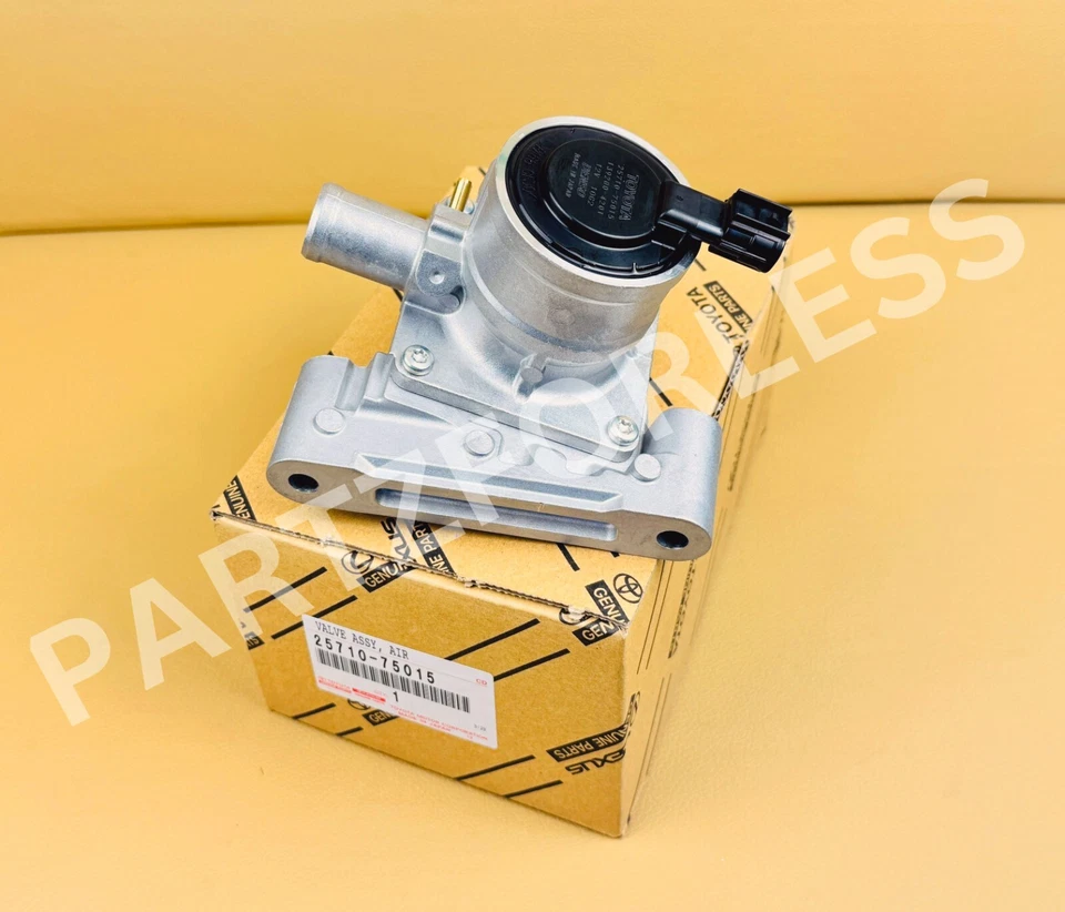 25710-75015 TOYOTA ORIGINAL OEM 4RUNNER TACOMA 2.7L 2TRFE VÁLVULA DE CONMUTACIÓN DE AIRE NUEVO Foto 2 de 4