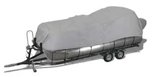 Seachoice® 50-97831 - Haze Gray Boat Cover for 24'6" L x 102" W Pontoon Boat