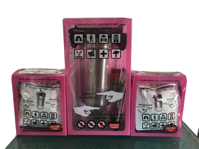 Magic Cook Portable CUP Cooker 15 Fl Oz Camping Outdoors With Eleven Heat Packs