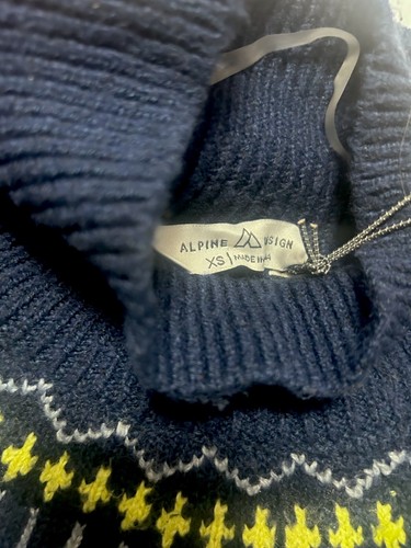 Mujer Alpine Design Dawn Calm Fair Isle University Azul Marino X Pequeño - Imagen 2 de 4