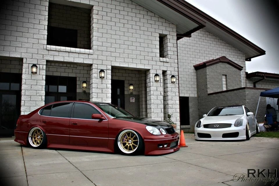 Puntales de aire D2 + suspensión neumática básica VERA para 06-12 Lexus IS250 IS350 AWD Foto 2 de 2