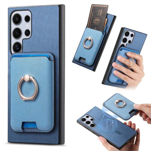 Handy Hülle für Samsung Galaxy S24 S23 S22 S21 S20 A55 Ultra Leder Schutz Case - Bild 42 von 101