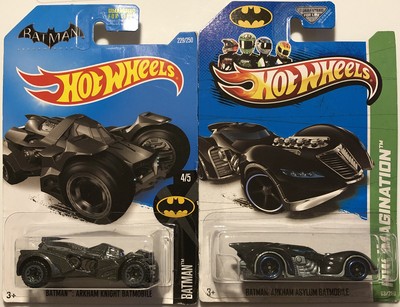 Hot Wheels Batmobiles - Video Game Series - Arkham Knight & Arkham Asylum NEW | eBay