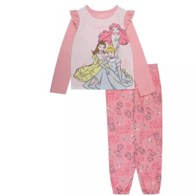 Girls Disney Princess 2-Piece Pajama Set 