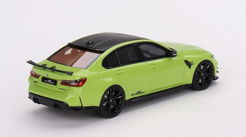 BMW AC Schnitzer M3 Competition (G80) Sao Paulo Yellow in 1:43 scale - Image 2 of 3