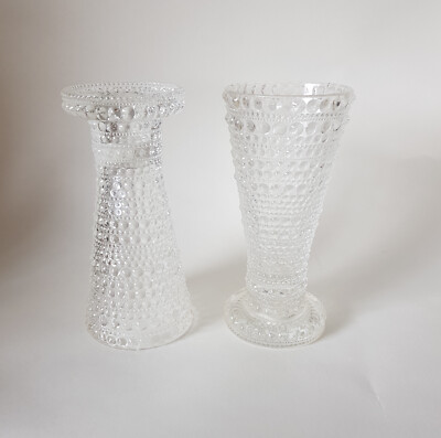 1 Vase / Kerzenhalter nuutajärvi arabia Oiva Toikka iittala kastehelmi tauperle