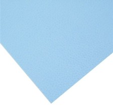 Solid Sky Blue Litchi Texture FAUX LEATHER SHEET 8 x 12" 1064698 Large Texture