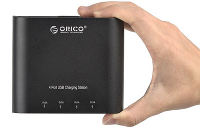 Orico 4-Port Wall AC USB Charger for Mobile Phones and Tablets