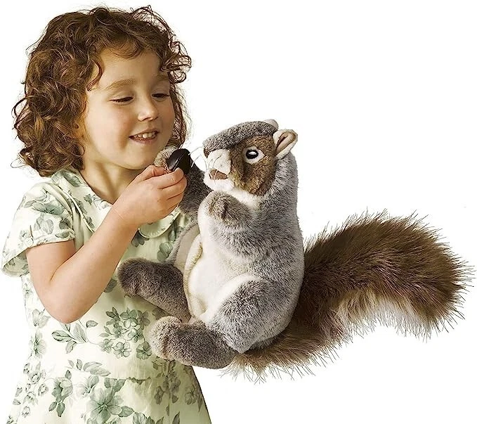 Folkmanis Gray Squirrel Hand Puppet - image 2 of 3