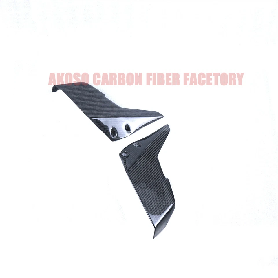 Deflectores de aire alerón de fibra de carbono para Kawasaki Ninja H2 H2R 2015-2023 Foto 2 de 4