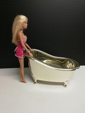 Vasca da bagno bathroom golden Barbie Mattel dorata