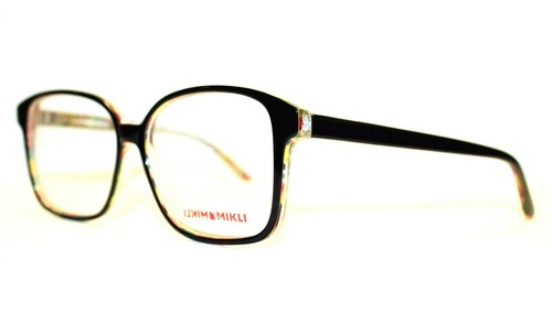 NEW ALAIN MIKLI ML1310 C001 BLACK PATTERN YELLOW AUTHENTIC EYEGLASSES 56-15-140 - Picture 4 of 10