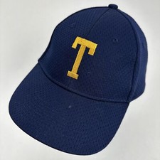 Unknown T Logo Youth Blue Yellow Ball Cap Hat Adjustable Baseball