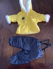 Pleasant Company / American Girl of Today Traje de Nieve Amarillo Terrific Tubing 1997