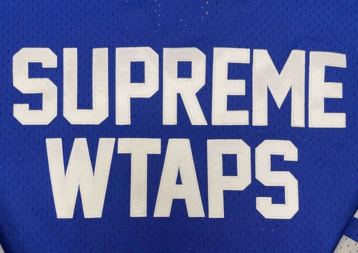 Supreme WTAPS Mitchell & Ness Hockey Jersey Size Small Blue Supreme WTAPS Mitchell & Ness Hockey Jersey Size Small Blue