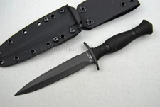 Spartan Blades Knife- Harsey Dagger - Black Micarta & CPM S45-VN w/ Kydex Sheath