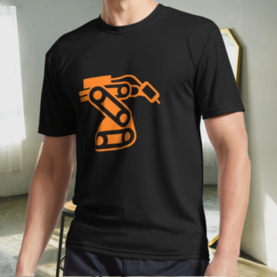 New Shirt KUKA Robot Arm (orange) Logo Active T-Shirt Funny Size S to 5XL