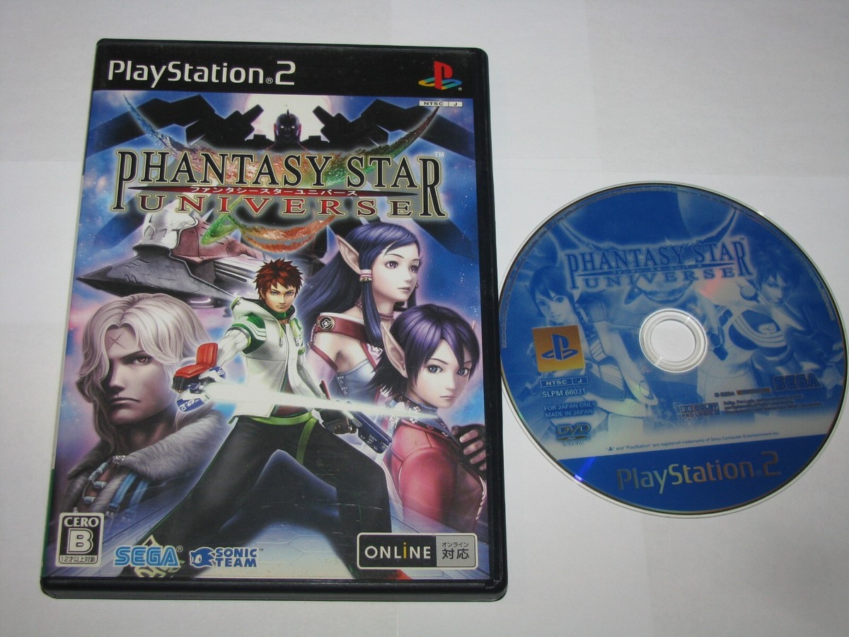 Phantasy Star Universe Japanese no manual Playstation PS2