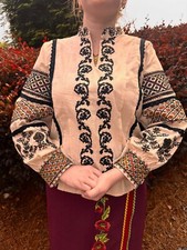 Ukrainian Vyshyvanka Blouse woman Embroidered Folk Shirt