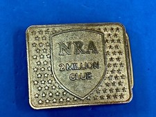 NRA 2 Million Club Belt Buckle Belt Buckle Gun Club National Rifle Association