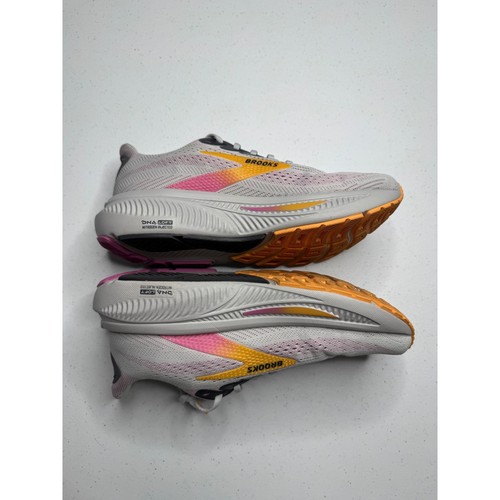 Brooks Ghost 17 Women's Running shoes 8 wide Road Running Athleisure Gray Pink - Picture 3 of 9