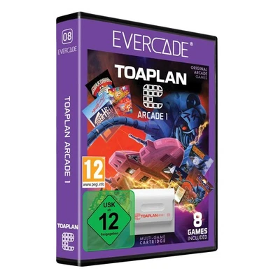 BLAZE ENTERTAINMENT Evercade Arcade Catridge 08 Toaplan Arcade 1 mit 8 Spielen NEU&OVP