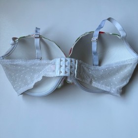 Victoria's Secret Dream Angels Push-Up Bra 36DDD Strawberry Cherry Embroidered