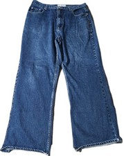 Vintage L.A. Blues Denim Blue Jeans Womens Size 16 34x31 Distressed