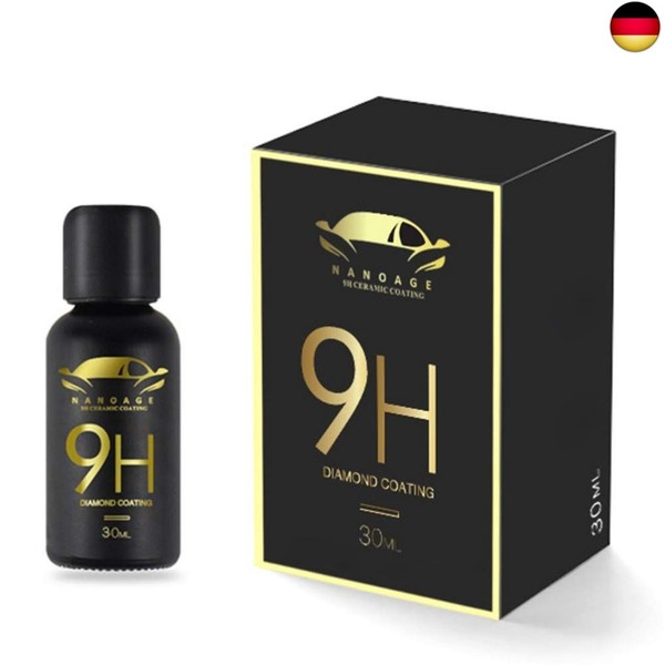 9H Keramik Versiegelung, Hydrophobic Nano Ceramic Coating Hightech Lackschutz,-image
