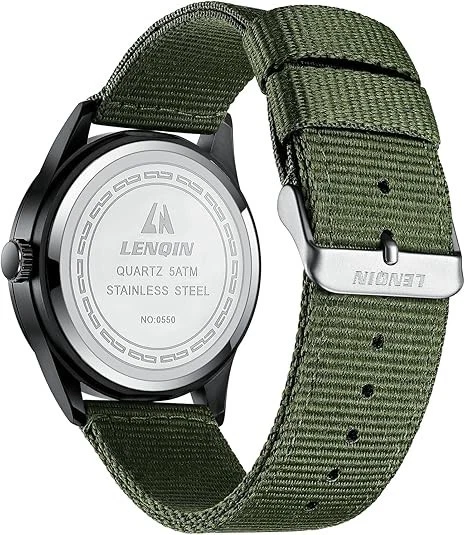 Reloj de Pulsera para Hombre Mujer 38mm Resistente Exterior Cuerda Militar Foto 2 de 4