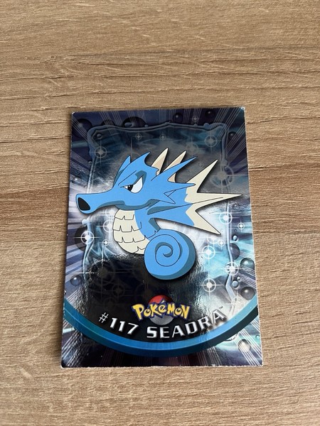 2000 Topps Chrome Pokemon TV Animation Edition Series 2 Foil #117 Seadra