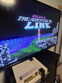Zelda 2 The Adventure of Link - Nintendo NES - Cartridge and Clear case Tested