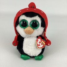 Ty Beanie Boos Freeze Penguin 6" Plush Bean Bag Stuffed Animal Toy 2015 w Tags
